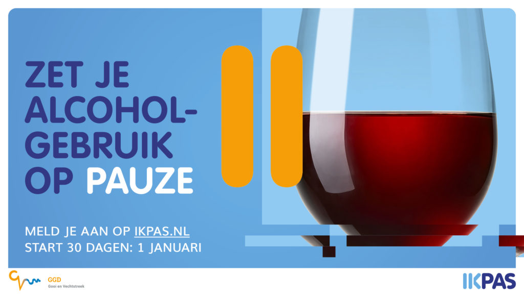 IkPas: zet je alcoholgebruik een maand op pauze